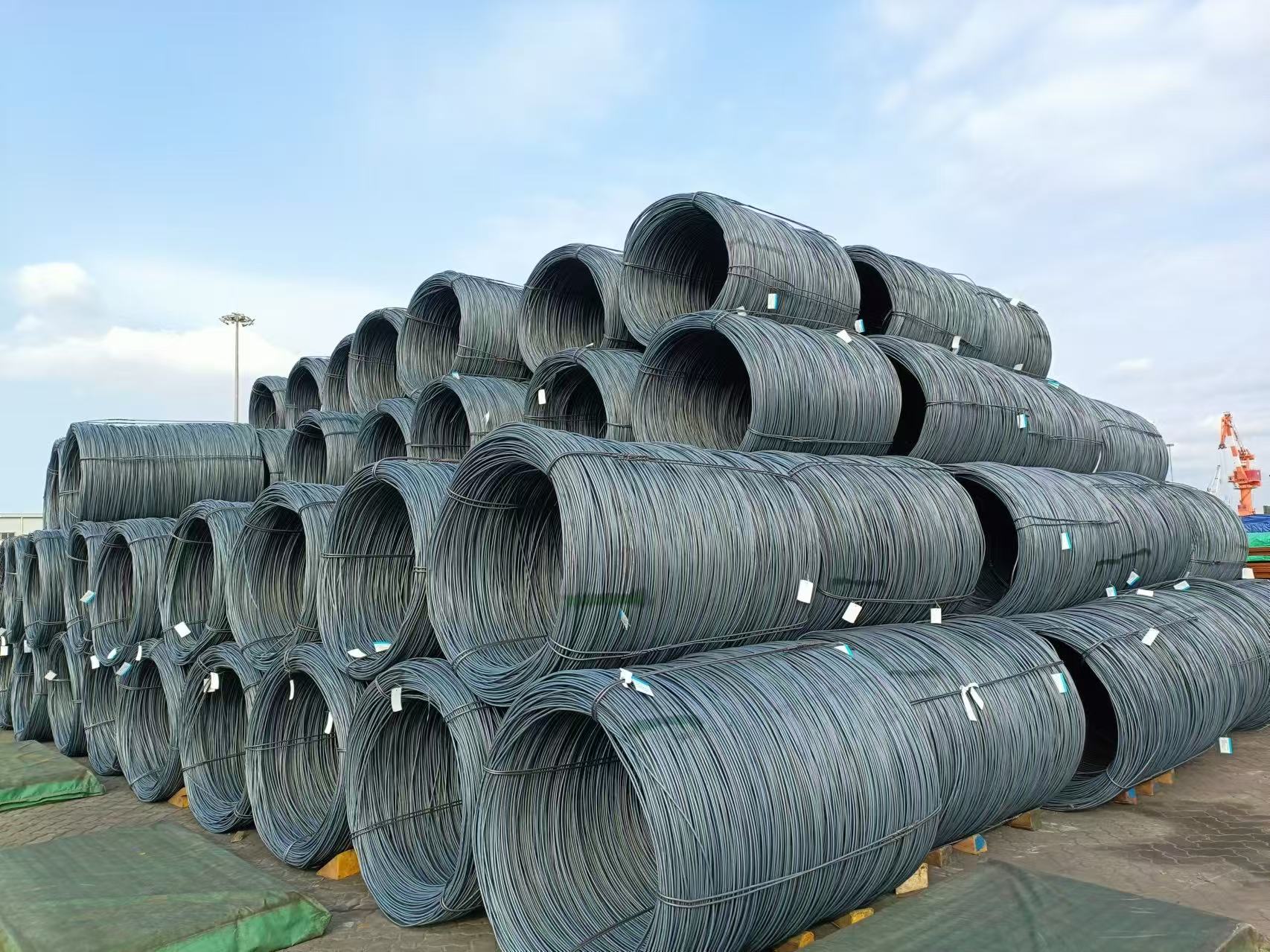 High-quality wire rods demonstrating manufacturing versatility